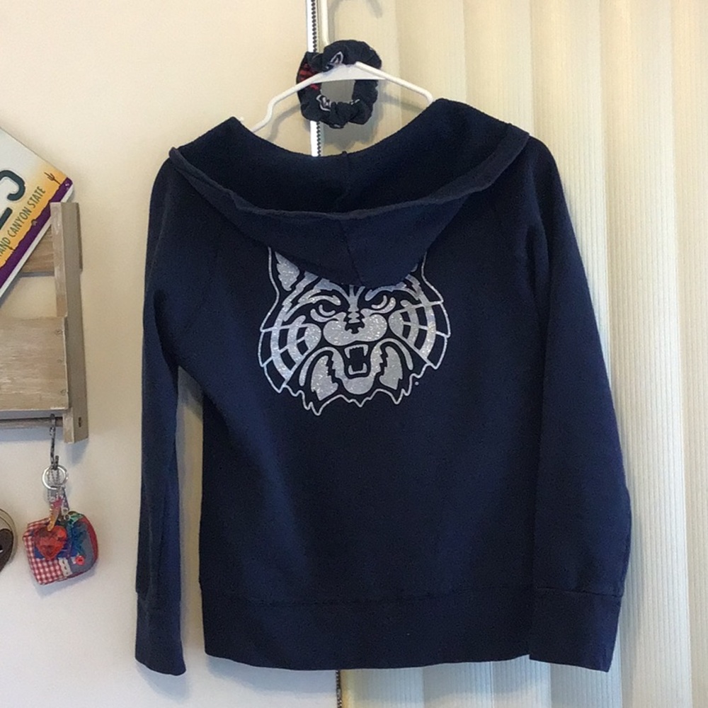 UofA Navy Blue Hoodie w/Scrunchie - Picture 4 of 6